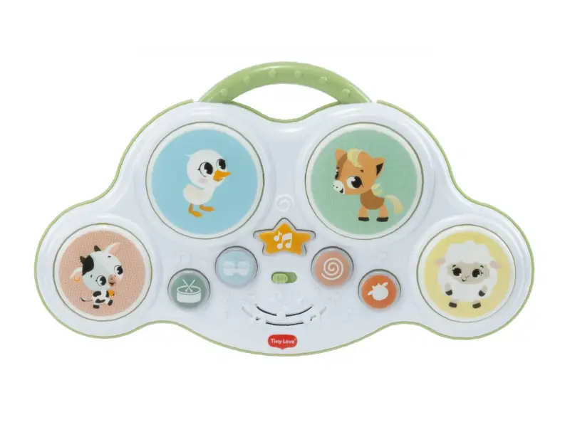 Tiny Love Hudobný pult s bubienkami Farmers Funday