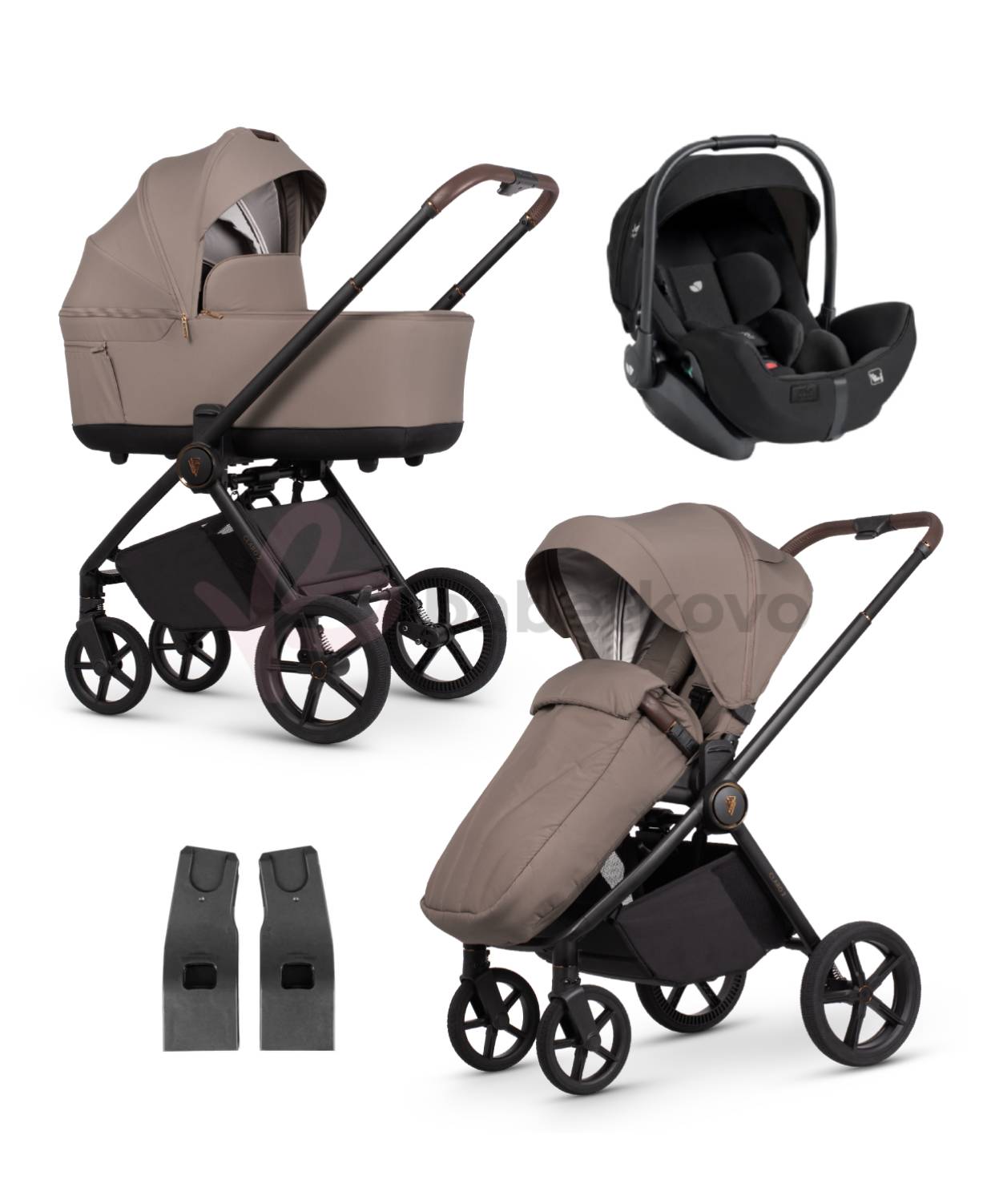 VENICCI CLARO 2 Almond + Autosedačka Joie i-Level Pro