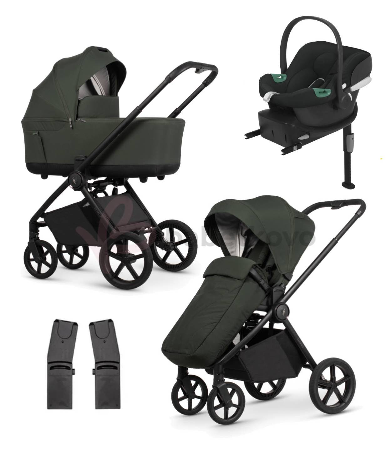VENICCI CLARO 2 Forest + Autosedačka Cybex Aton B2