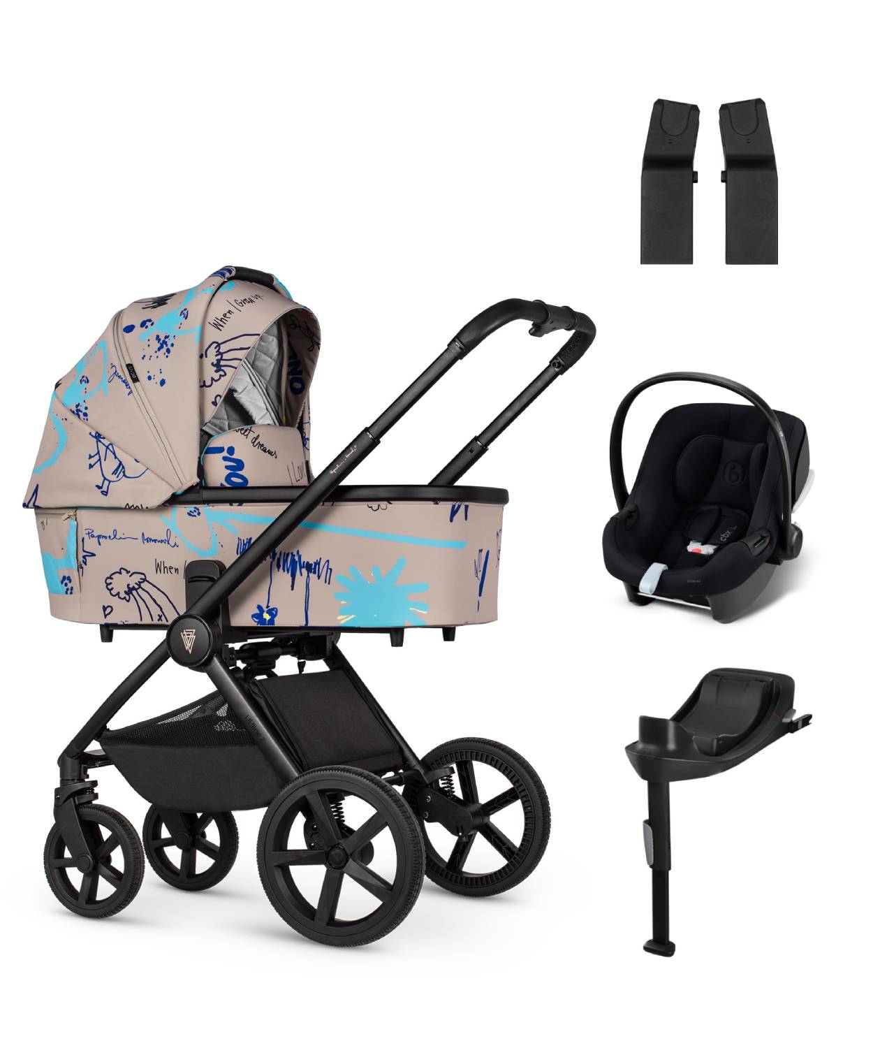 VENICCI Tinum UPLINE 2 PB Draft Beige Limitovaná edícia + autosedačka Cybex Aton B2