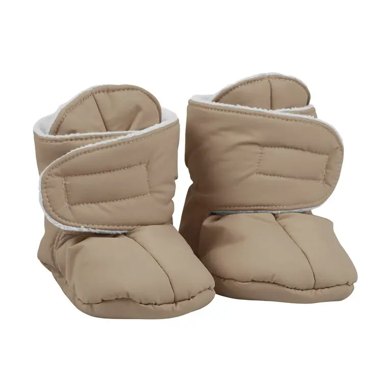 Voksi Baby Booties Zimné capačky dark sand light grey 1-2y