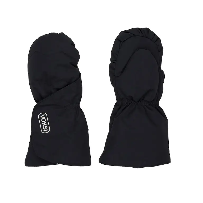 Voksi Detské rukavice black / light grey 1-2y