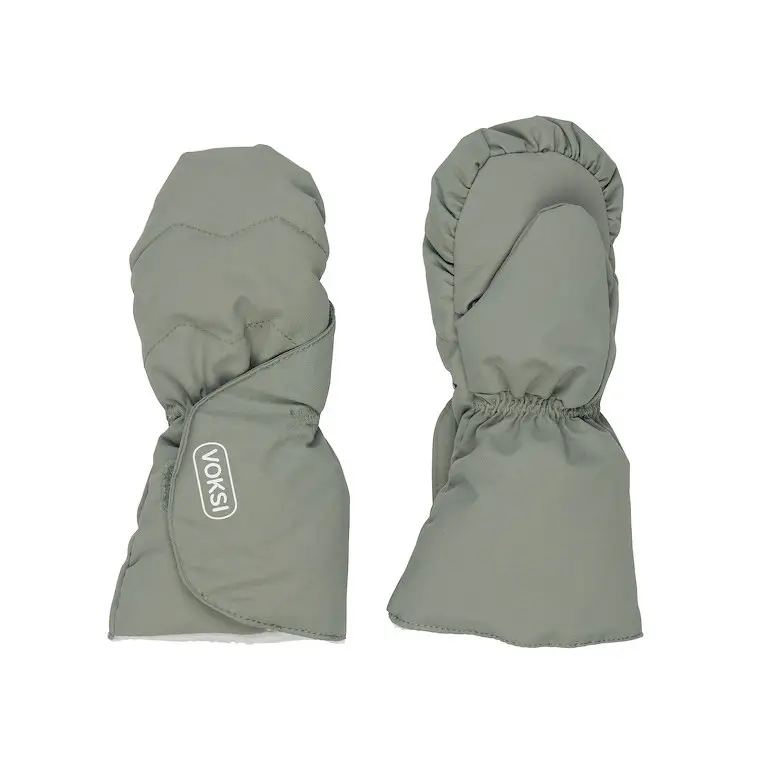 Voksi Detské rukavice meadow green / light grey 1-2y