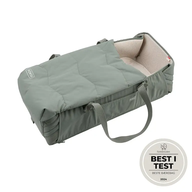 Voksi Carry Me meadow green cream leaf