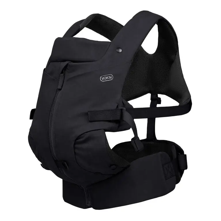 Voksi Huddle Zip on Baby Carrier black