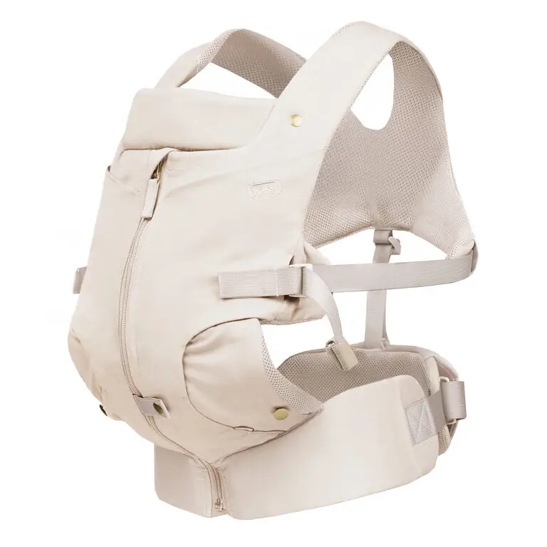Voksi Huddle Zip on Baby Carrier cream