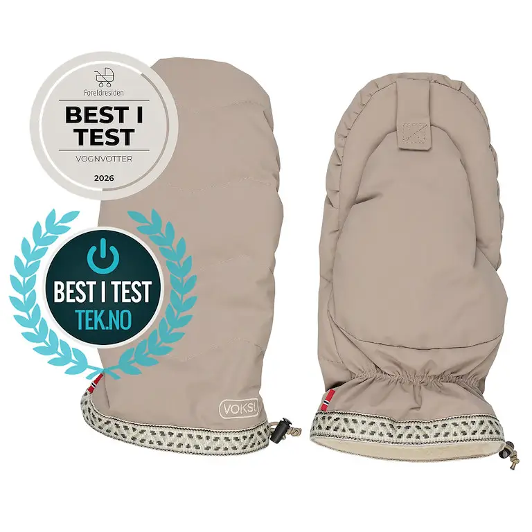 Voksi Stroller Mitten Limited clay snow