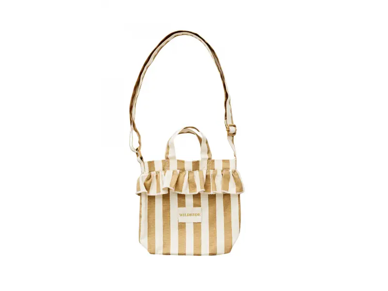 WILDRIDE Taška mini cez rameno Beige Stripe