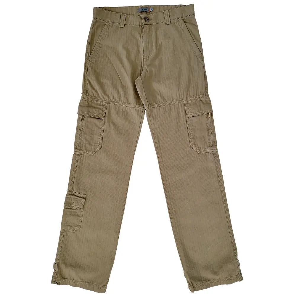 Wit Boy Dámske plátené nohavice Chorus tin beige Dámská velikost: 44