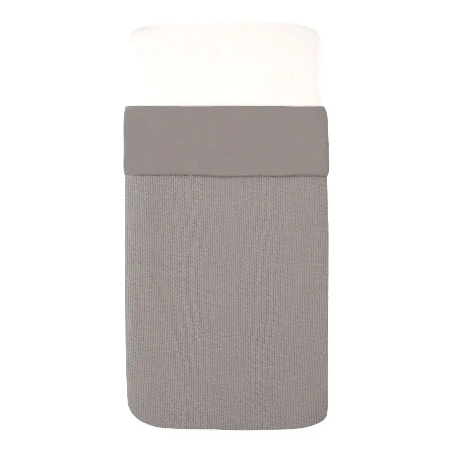 Witlof for Kids deka Tuck-inn (TOG 0,9) 40 x 80 cm Warm Grey waves