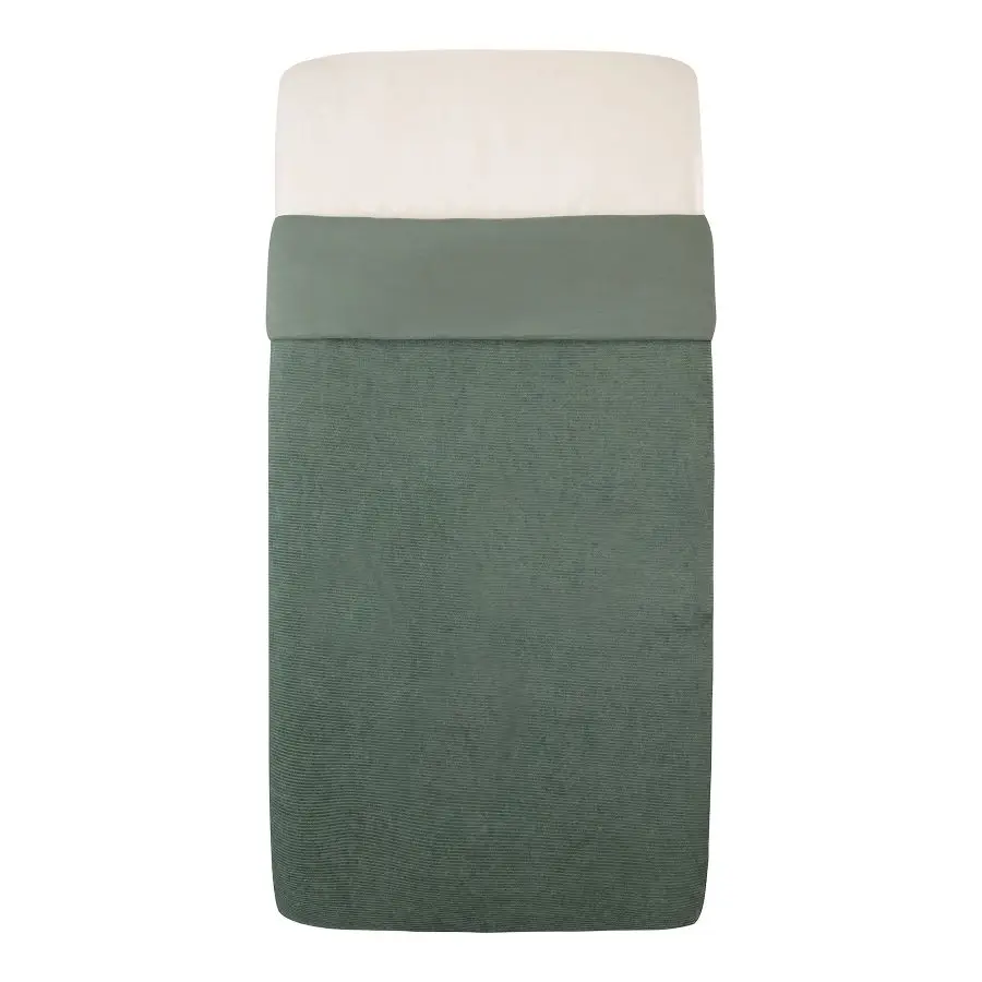 Witlof for Kids deka Tuck-inn (TOG 1,8) 40 x 80 cm Forrest Green velvet rib