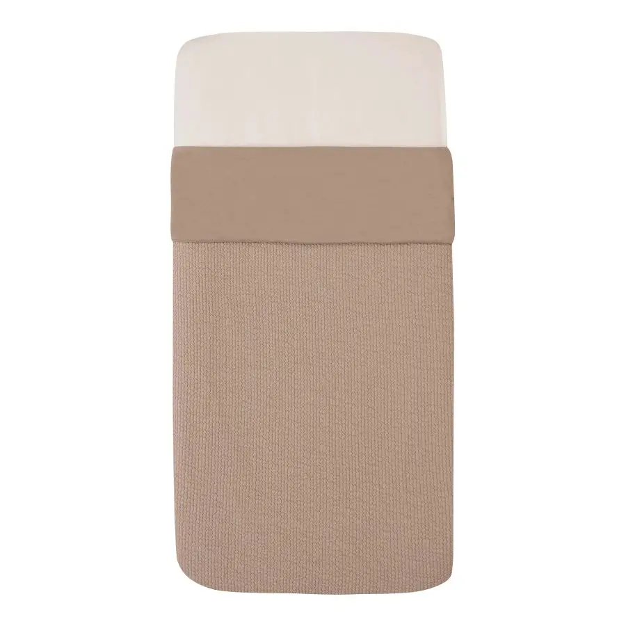 Witlof for Kids deka Tuck-inn (TOG 1,8) 40 x 80 cm Urban Taupe waves