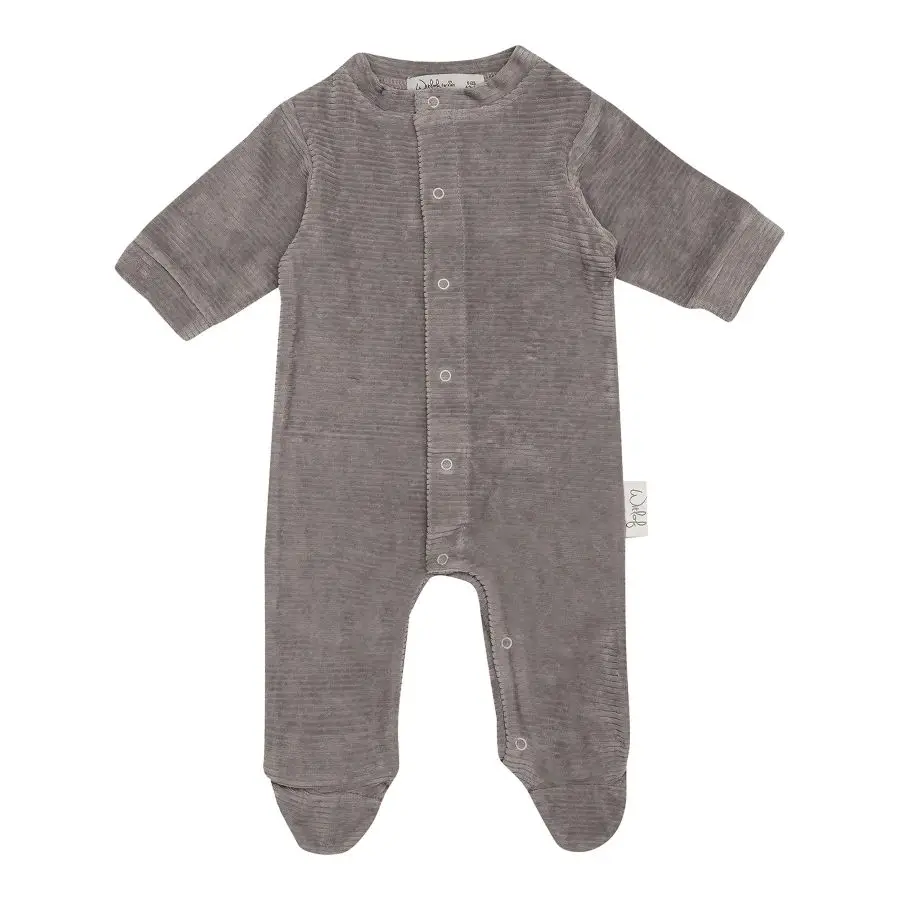 Witlof for kids dupačky 50/56 Forrest Green velvet rib