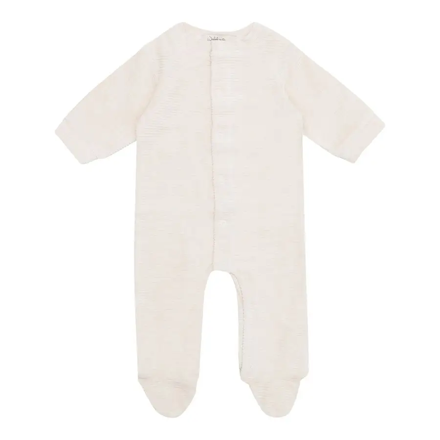Witlof for kids dupačky 50/56 Soft Sand velvet rib