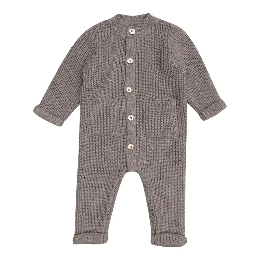 Witlof for Kids háčkované dupačky 62/68 Warm Grey knitted