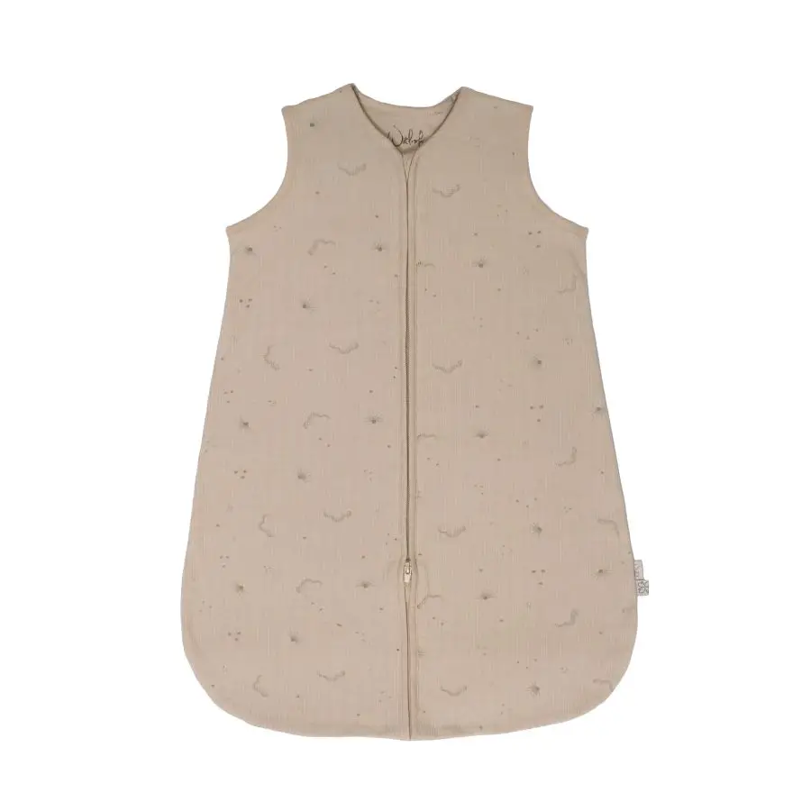 Witlof for kids letný spací vak z džerseja 70 cm Galaxy Dreams Dark Taupe