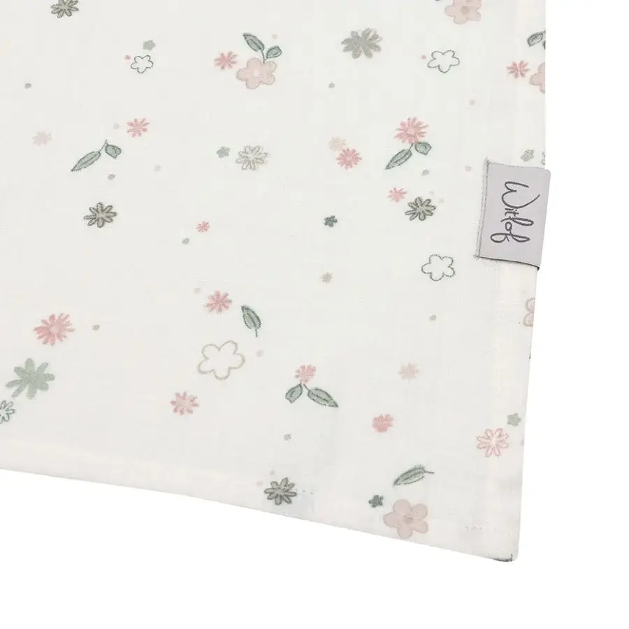 Witlof for Kids mušelinová plienka XL - 110 x 110 Vintage Flowers