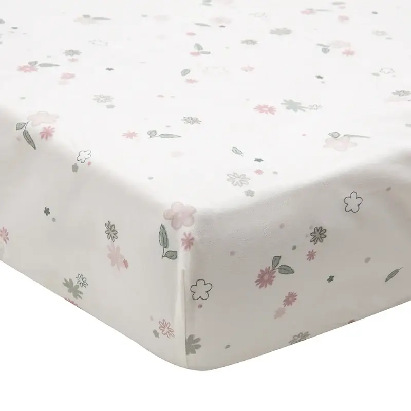 Witlof for kids napínacie prestieradlo 70 x 145 cm Vintage Flowers