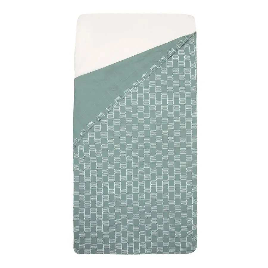 Witlof for kids prestieradlo so zosilneným lemom Tuck-inn 40 x 80 cm Sticky Stripes