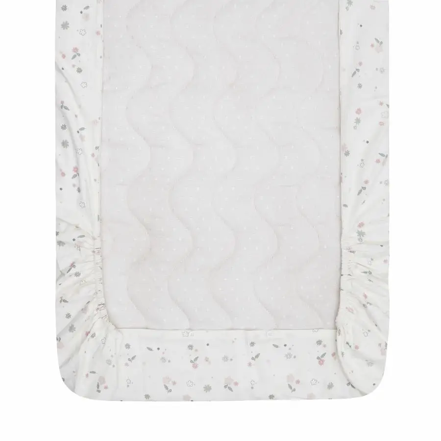 Witlof for Kids Prestieradlo so zosilneným lemom Tuck-inn 40x80 cm Vintage Flowers