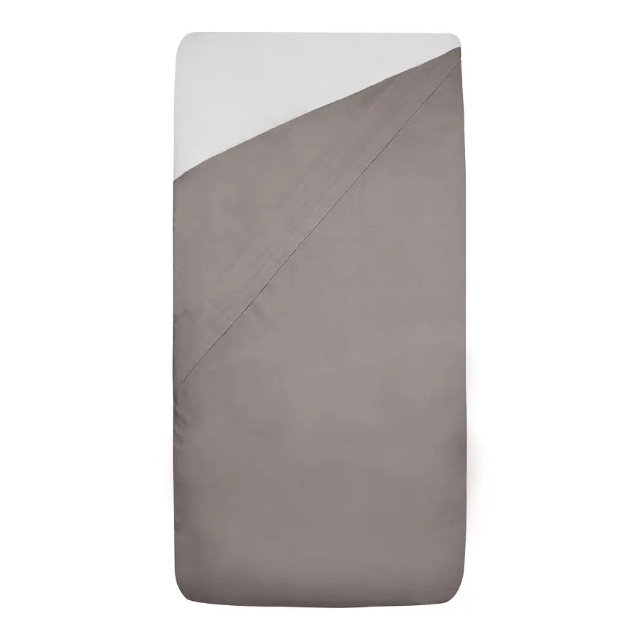 Witlof for kids prestieradlo so zosilneným lemom Tuck-inn 60 x 120 cm Warm Grey