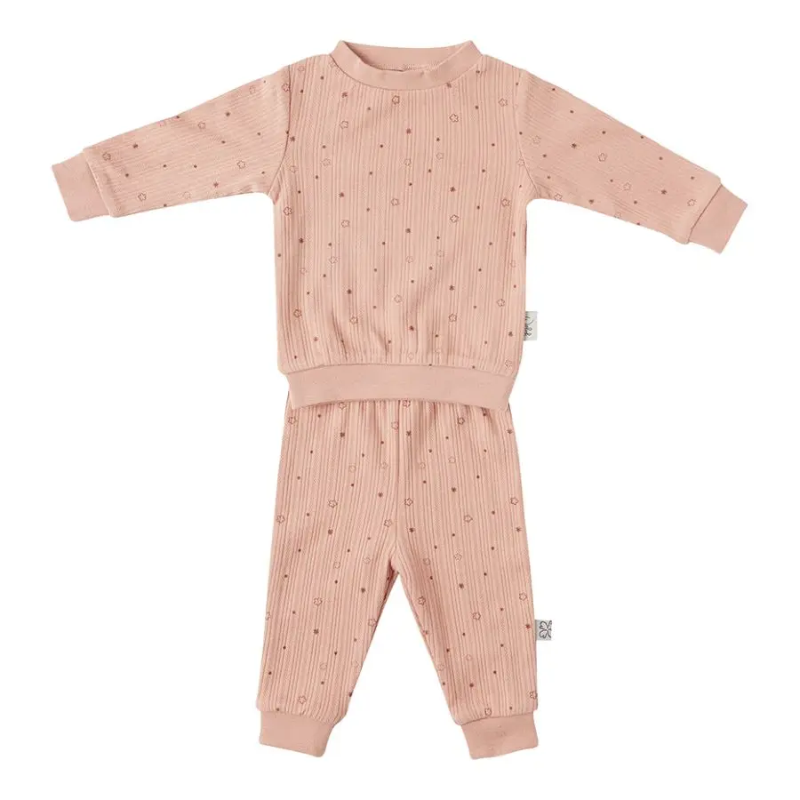 Witlof for Kids Pyžamo veľkosť 56 Dusty Pink