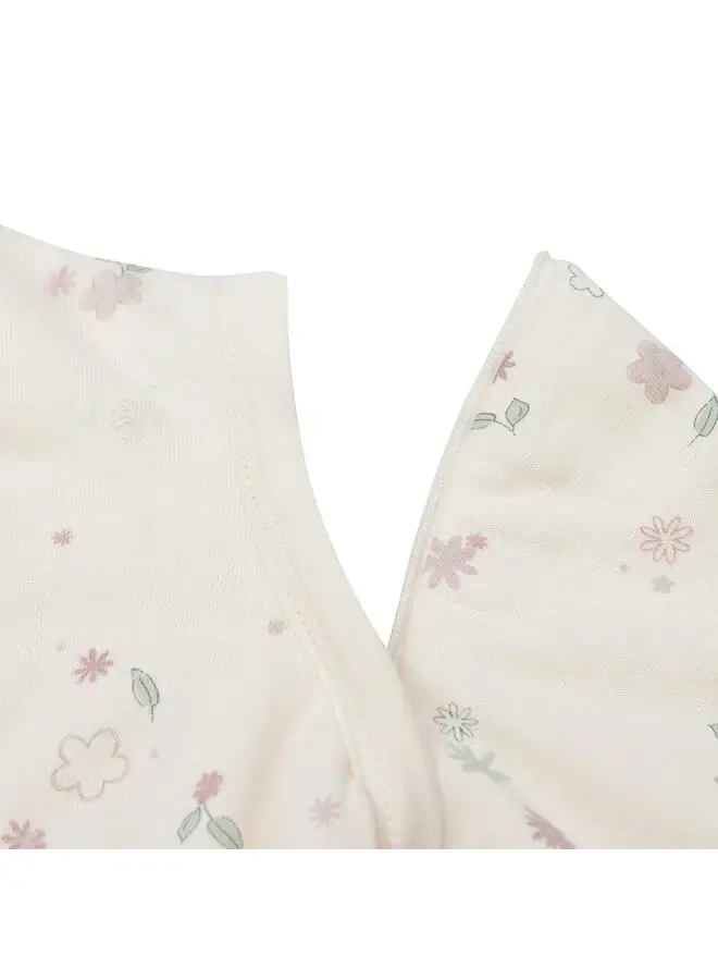 Witlof for kids zimný spací vak s odopínacími rukávmi (TOG 3,0) 70 cm Vintage Flowers