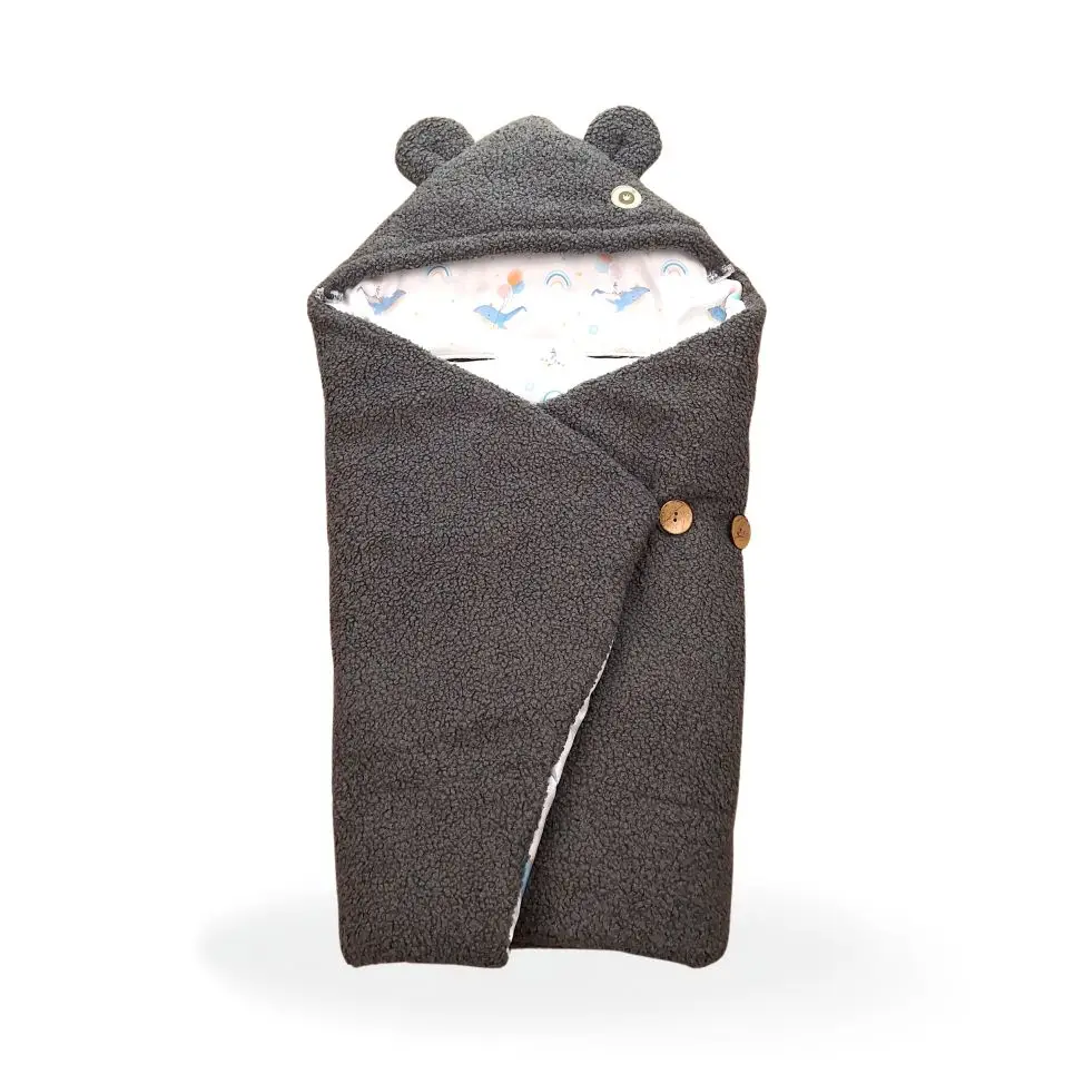 XKKO LUX Zimný zavinovací fusak do autosedačky - Sky Whale