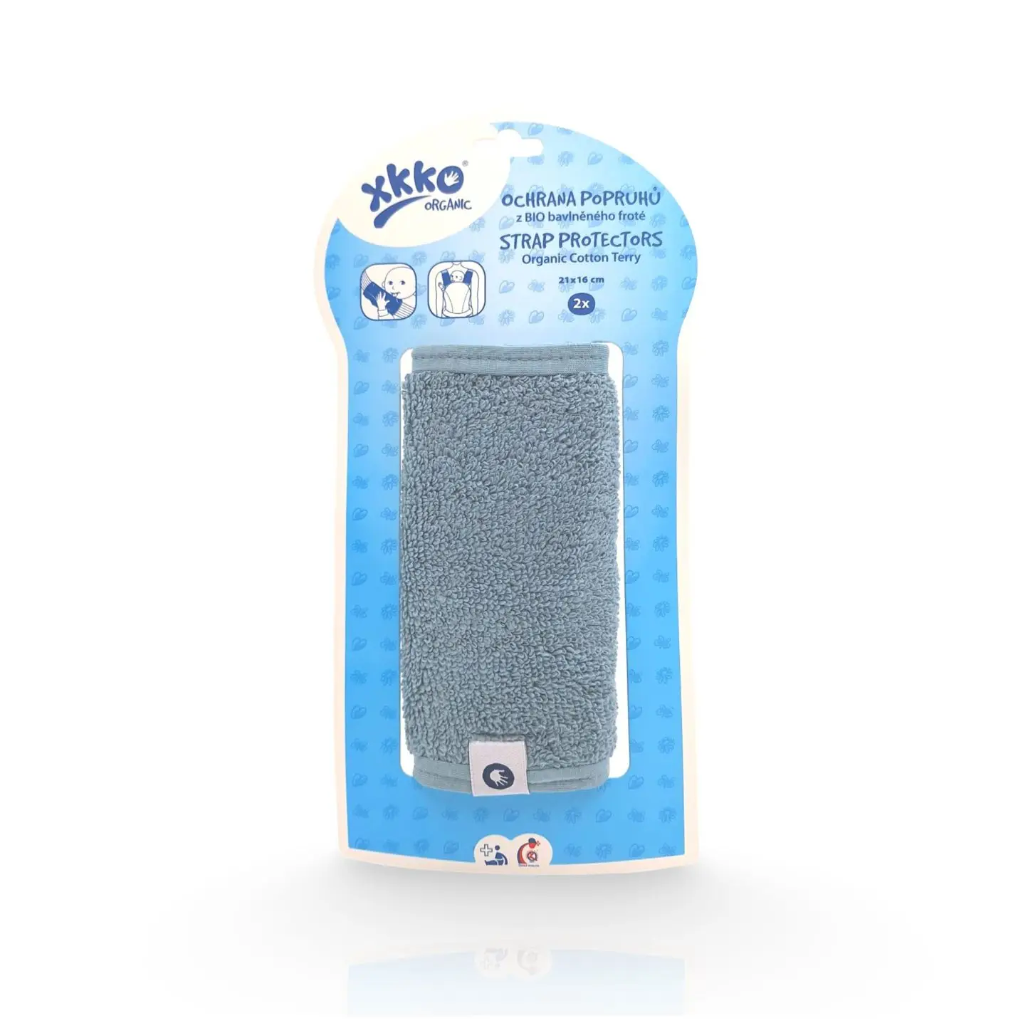 XKKO Organic Ochrana popruhov nosidla alebo autosedačky XKKO Organic – Mountain Spring