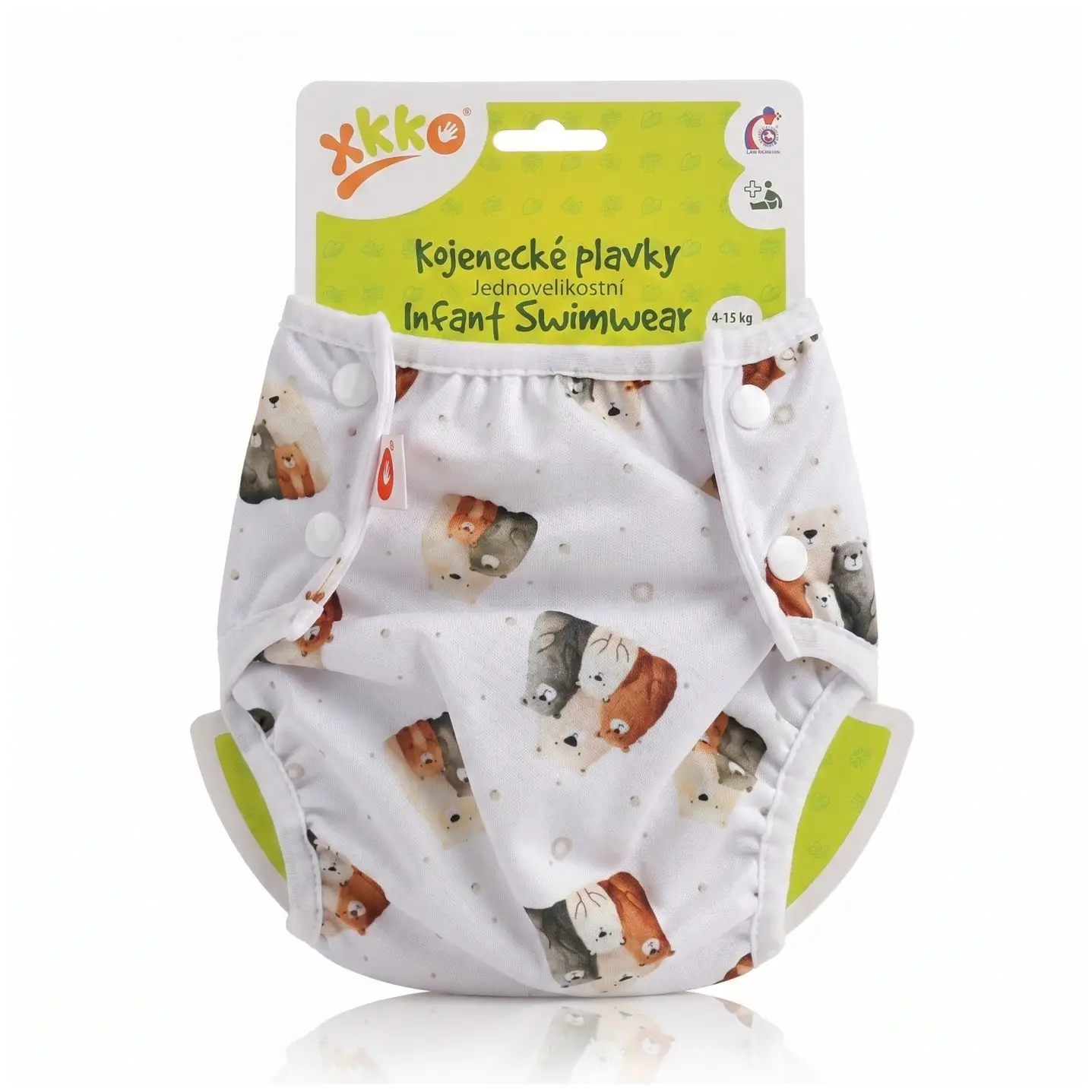 XKKO Jednoveľkostné dojčenské plavky - Bear Family