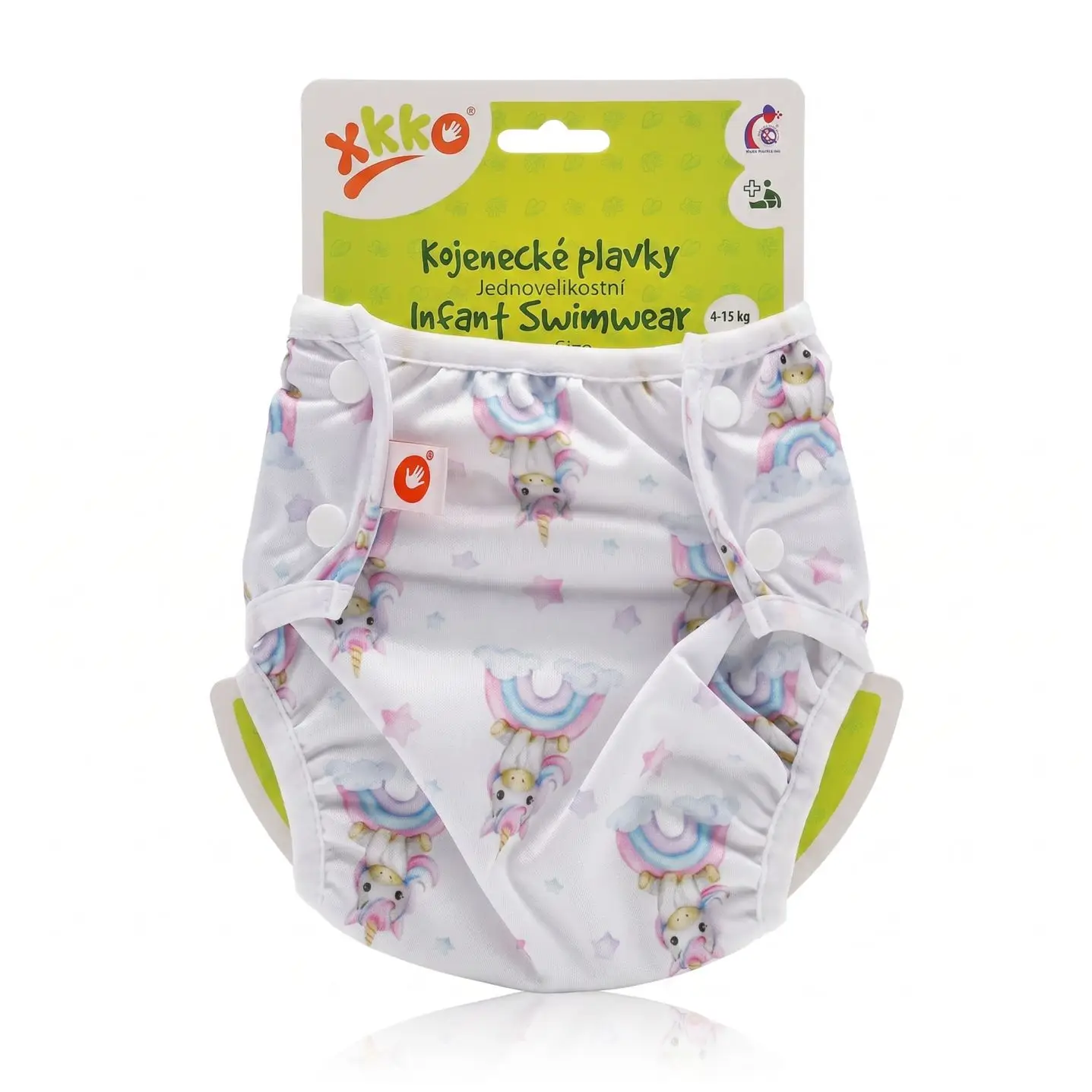 XKKO Jednoveľkostné dojčenské plavky - Unicorns