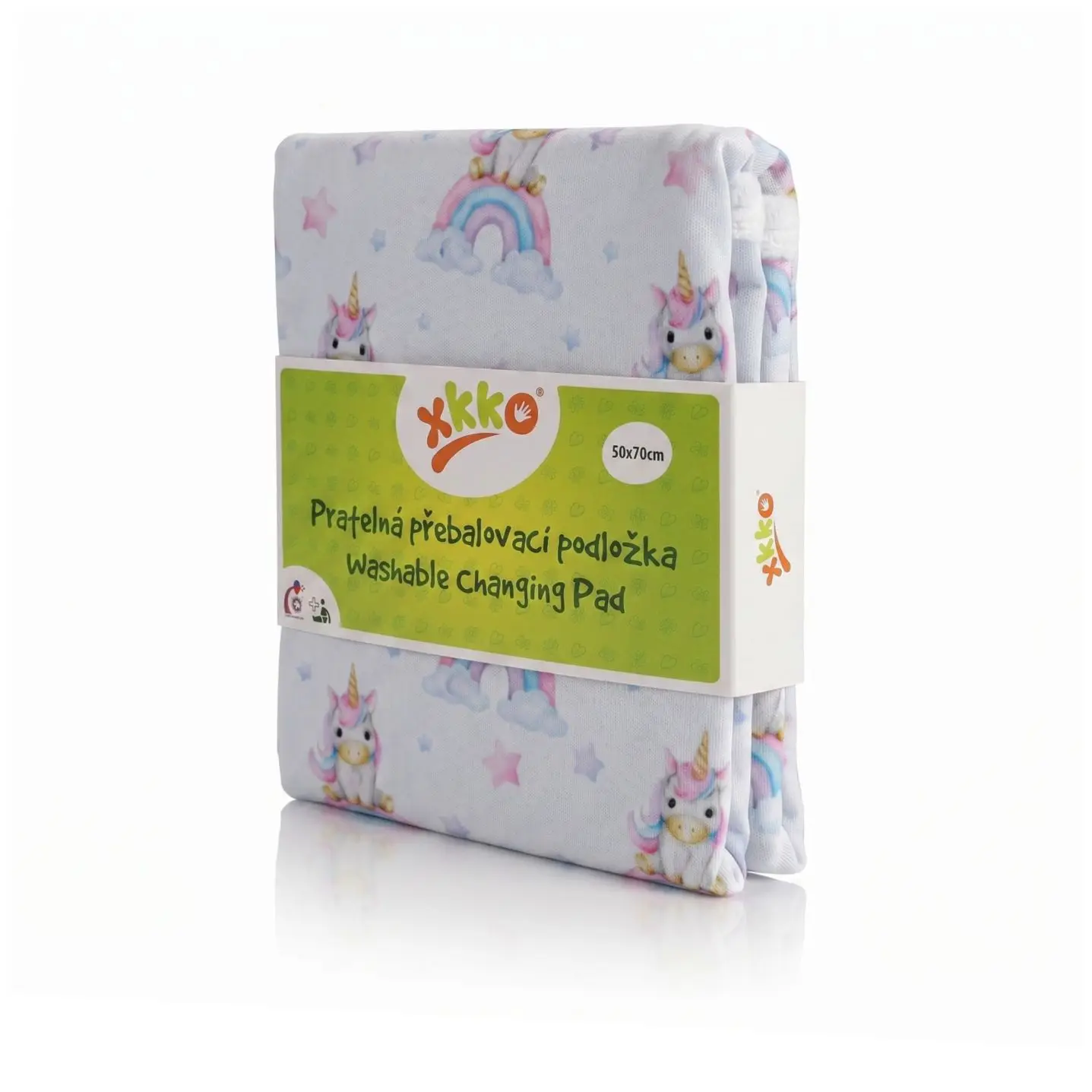 XKKO Prebaľovacia podložka 50x70 - Unicorns