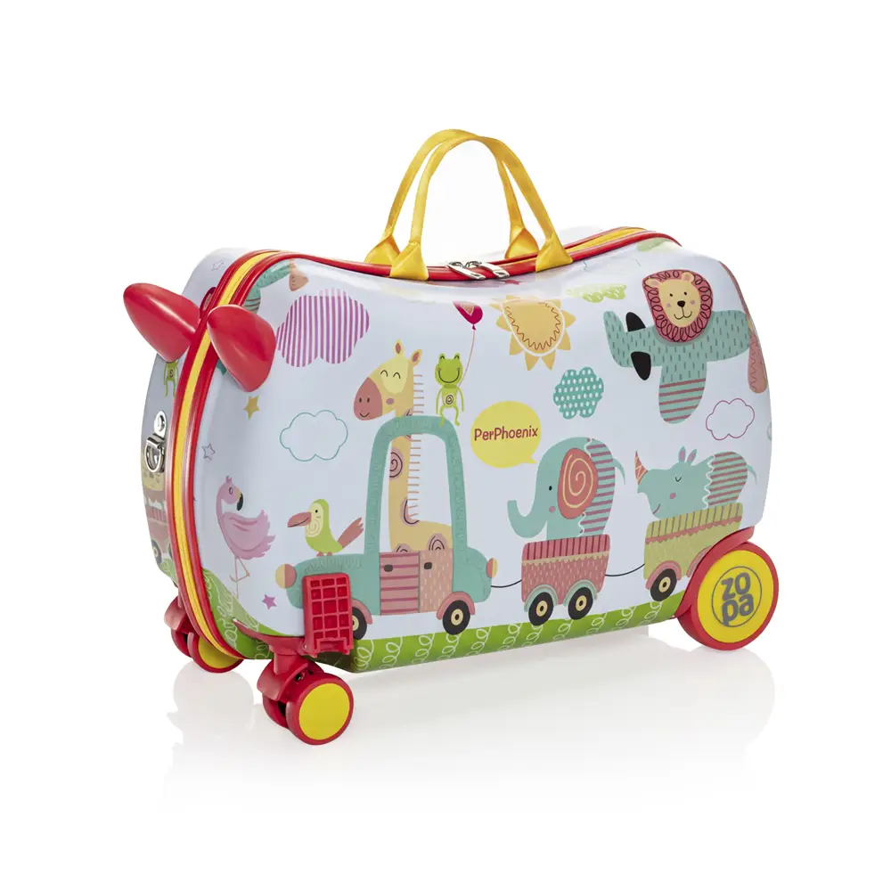 Zopa Detský kufrík na kolieskach Pack&Ride, Safari