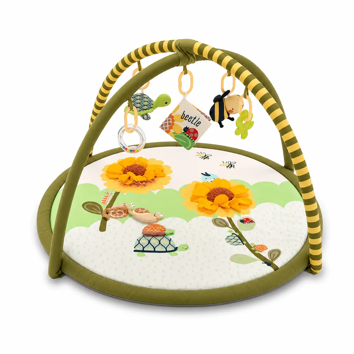Zopa Interaktívna hracia deka s hrazdou Cuddle, Garden