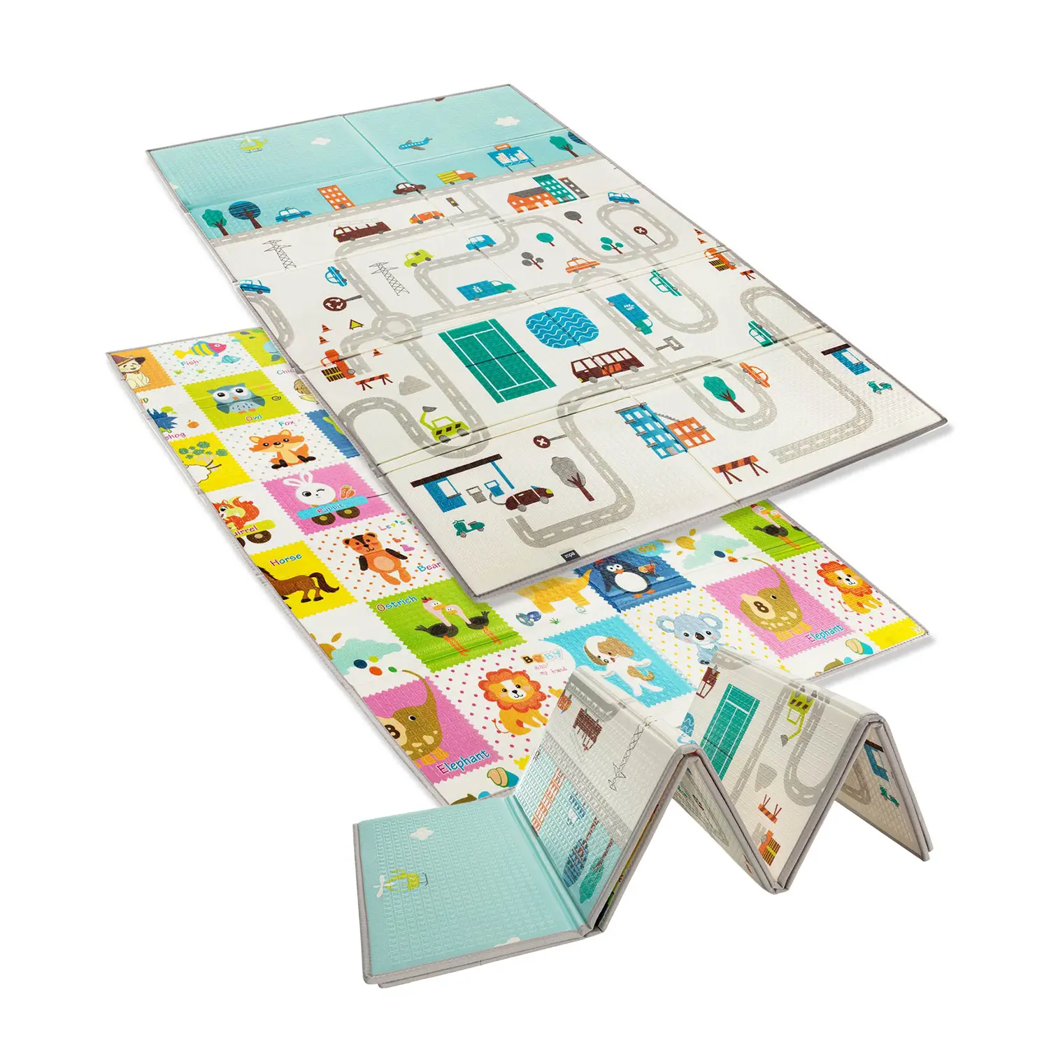 Zopa Multifunkční pěnová skládací podložka oboustranná 180x120, City