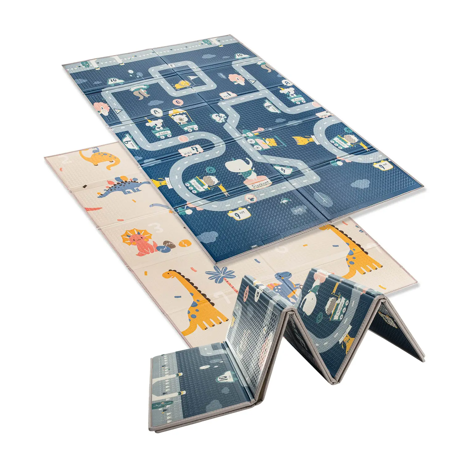 Zopa Multifunkční pěnová skládací podložka oboustranná 180x120, Dino