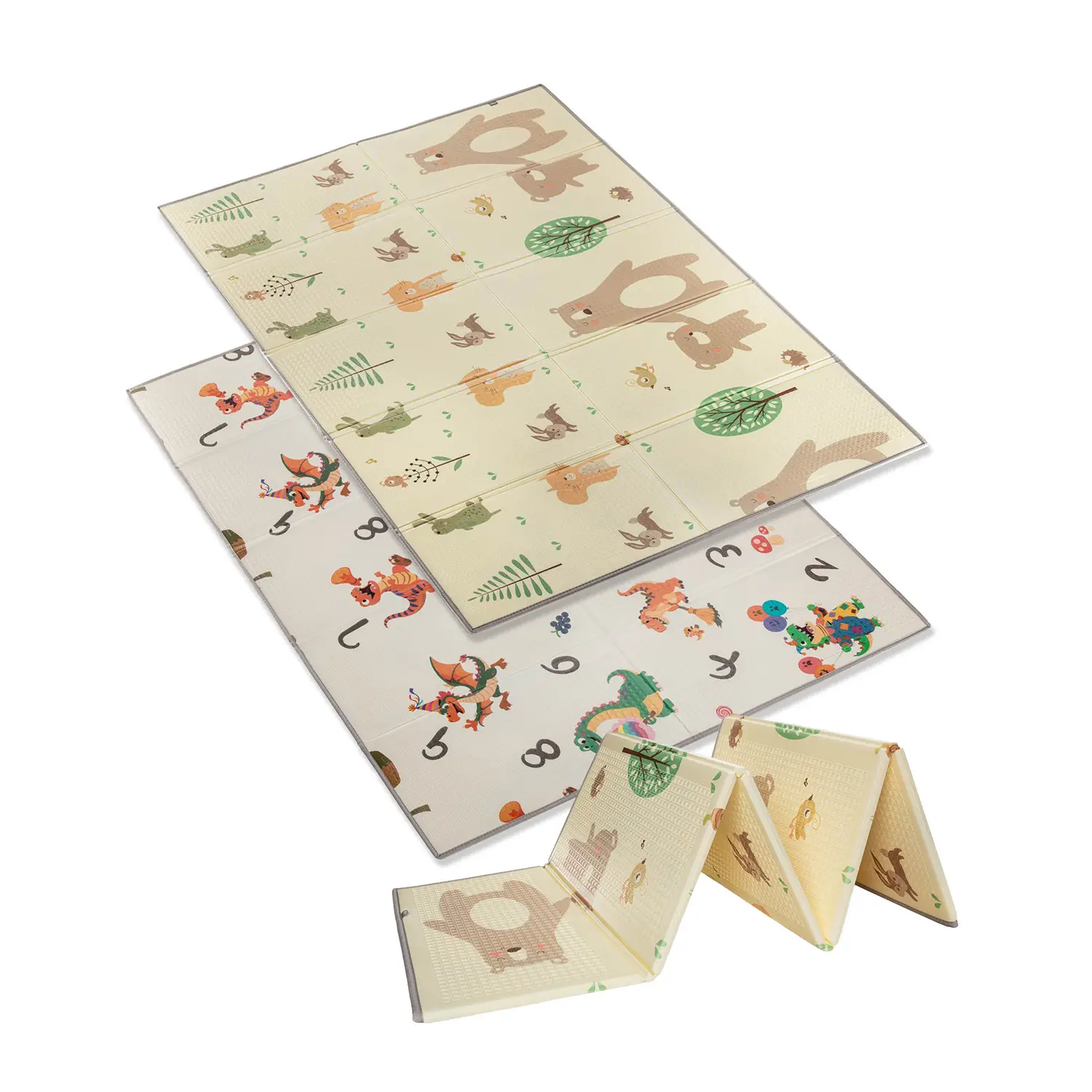 Zopa Multifunkční pěnová skládací podložka oboustranná 200x150, Forest