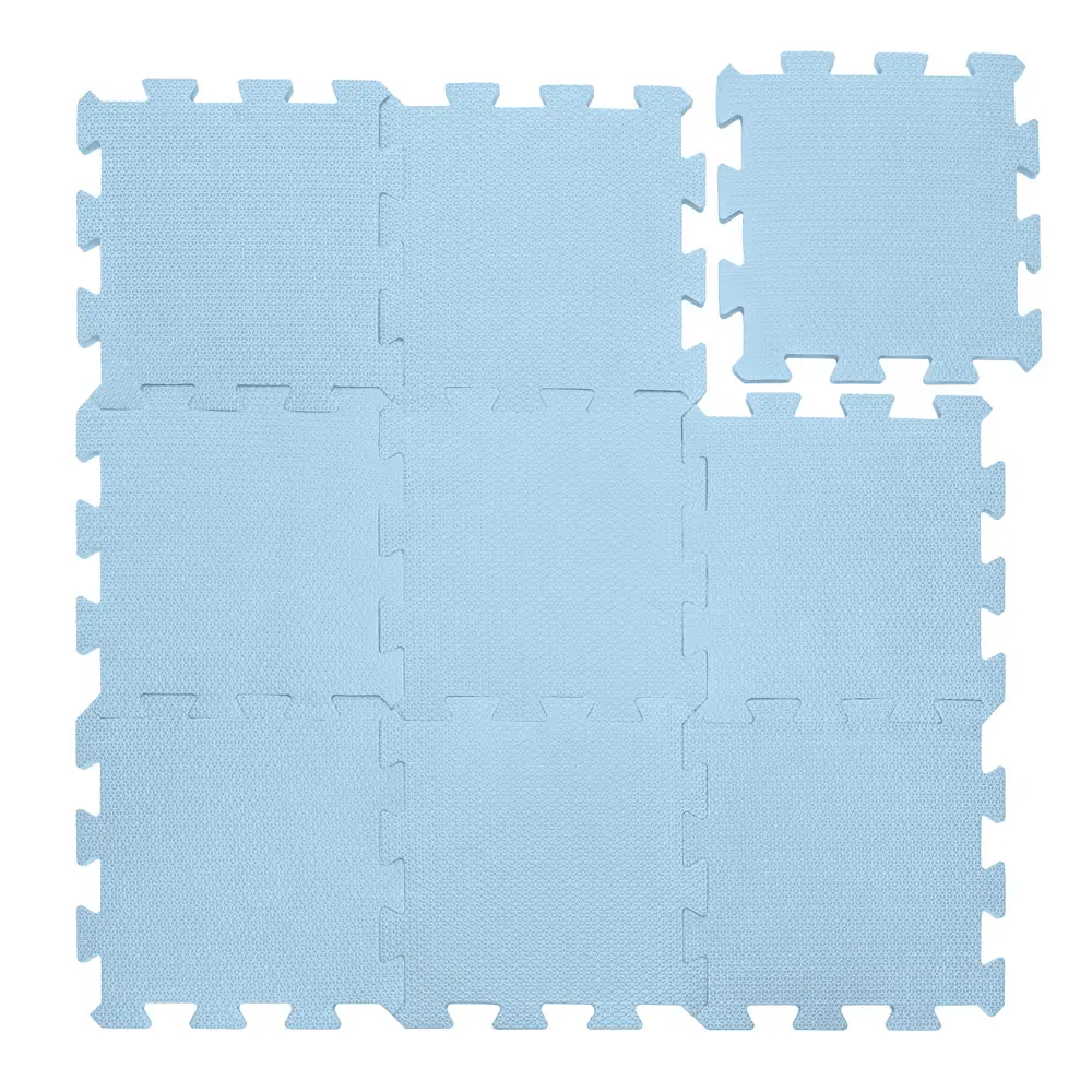Zopa Penová podložka Puzzle 30x30 cm 9ks, Floral Blue