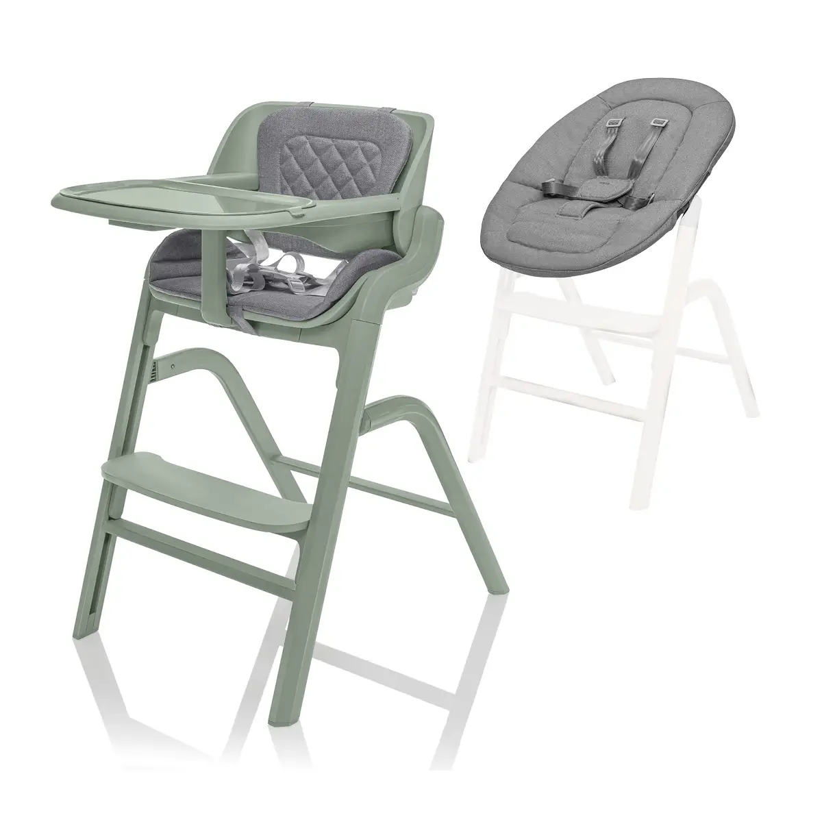 Zopa Set stolička Inpira + novorodenecký set, Pistacio  Green