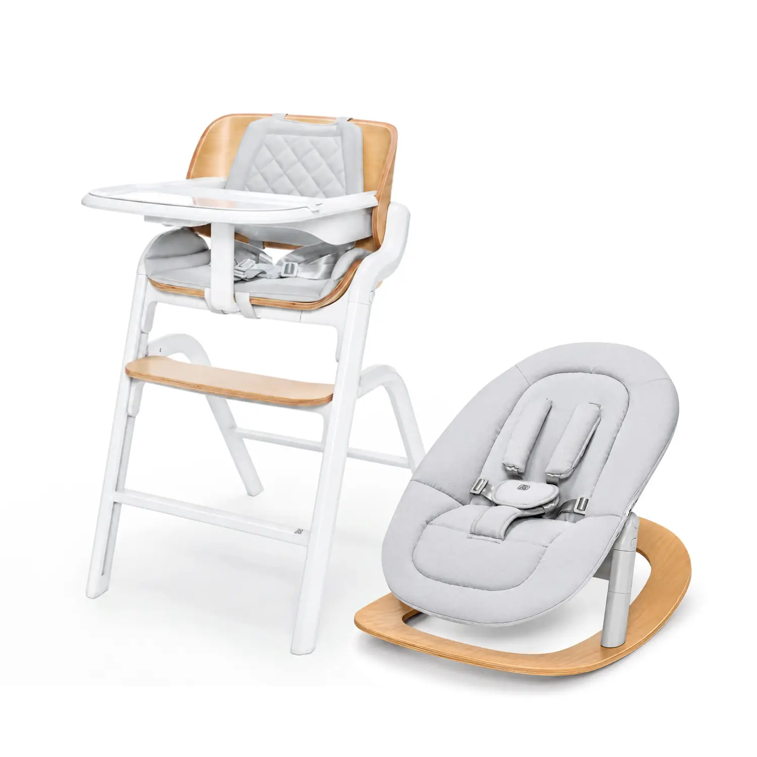 Zopa Set stolička Inspira 2 + novorodenecký set + hojdacia základňa, Creamy Natur