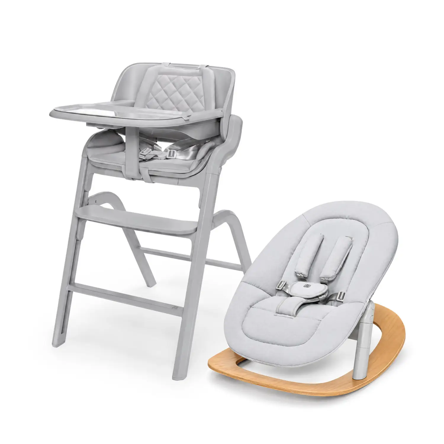 Zopa Set stolička Inspira 2 + novorodenecký set + hojdacia základňa, Oyster Grey