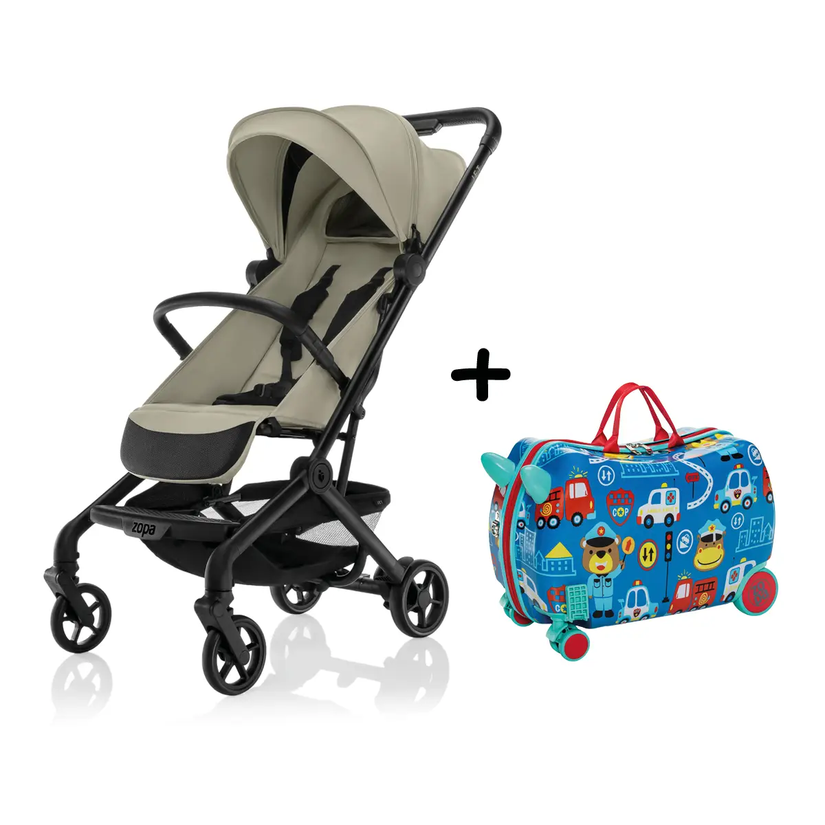 Zopa Športový kočík Jet + kufrík Pack&Ride ZDARMA, Boss Grey