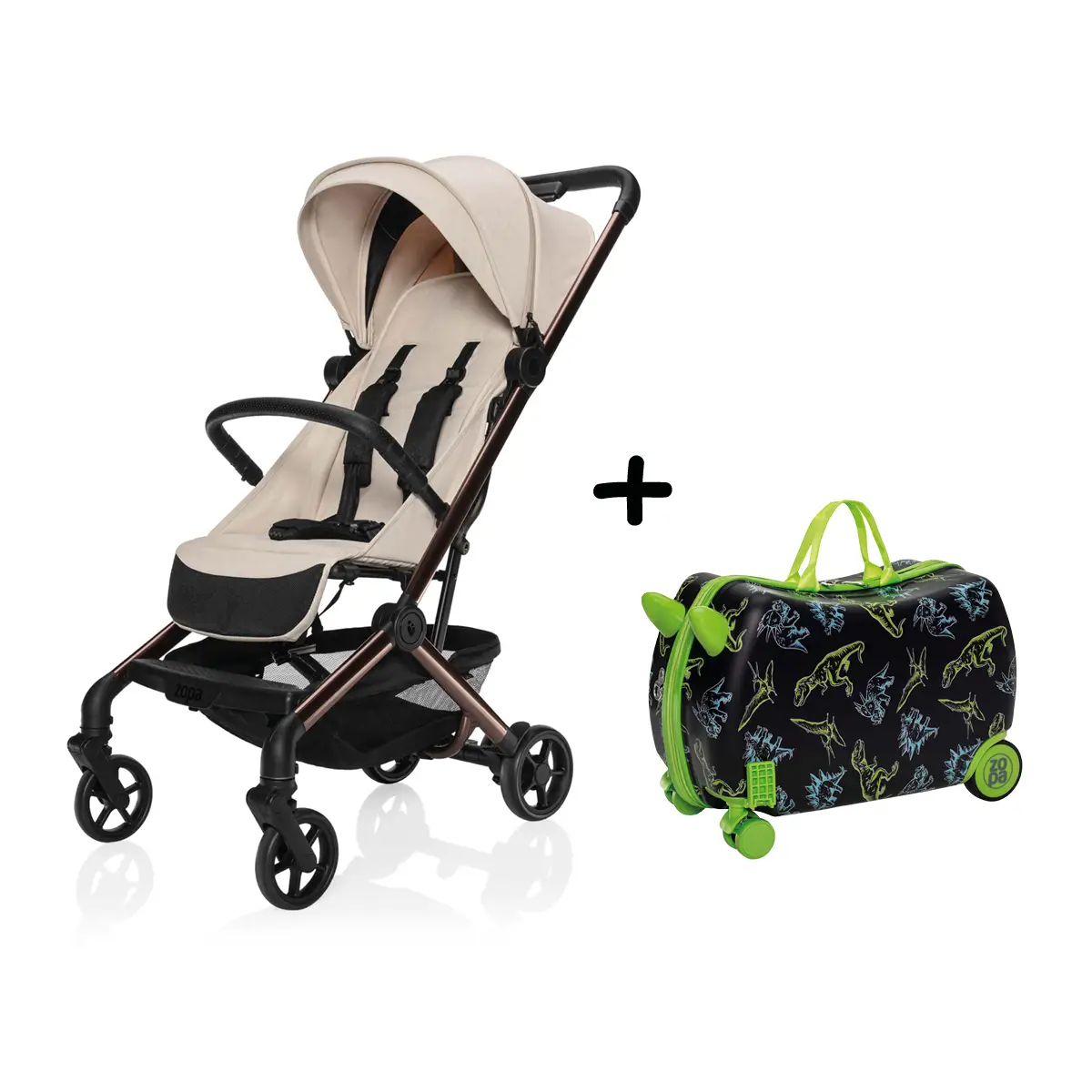 Zopa Športový kočík Jet + kufrík Pack&Ride ZDARMA, Quartz Beige