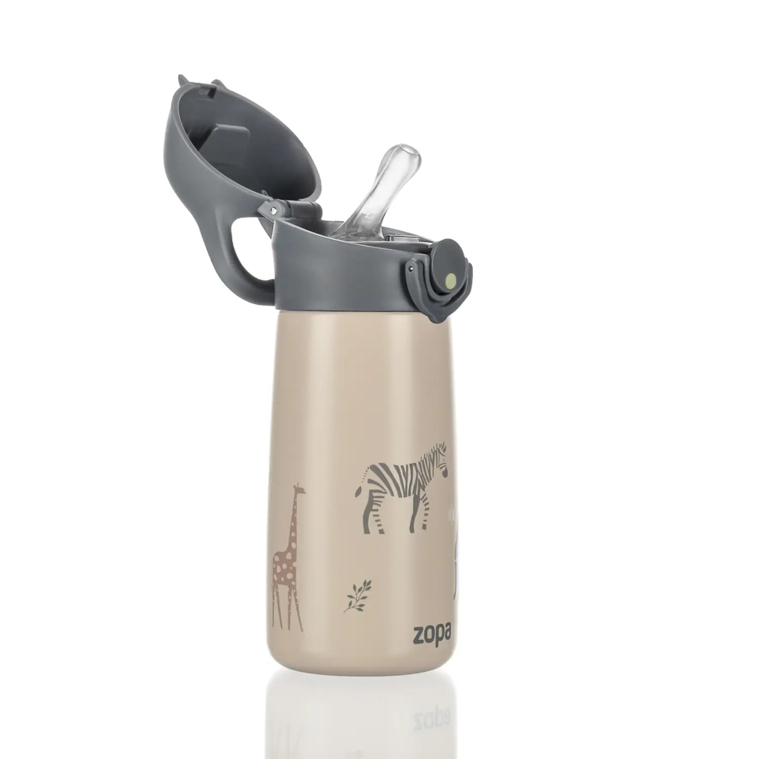 Zopa Termoska na pitie so slamkou 400 ml, Safari
