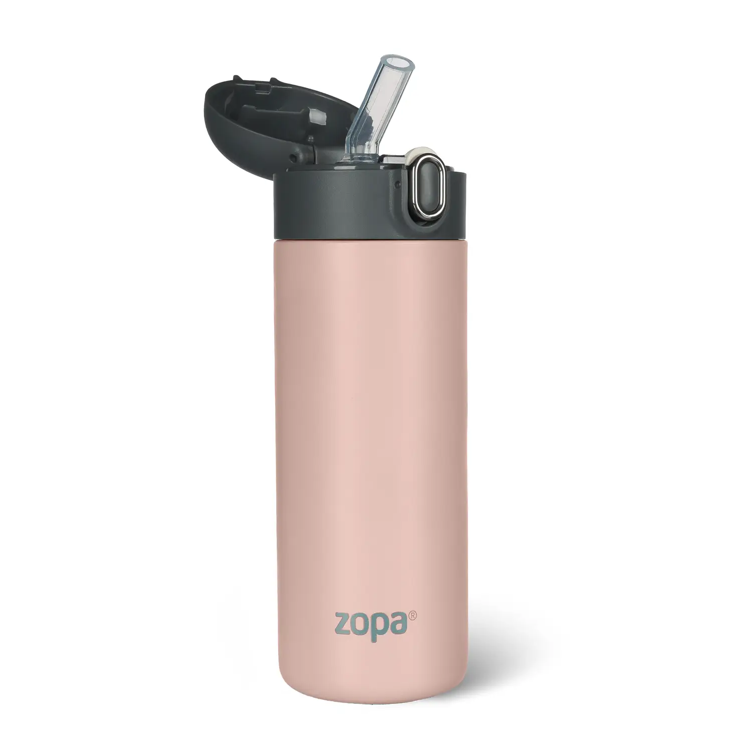 Zopa Termoska na tekutiny s brčkem 400 ml, Candy pink