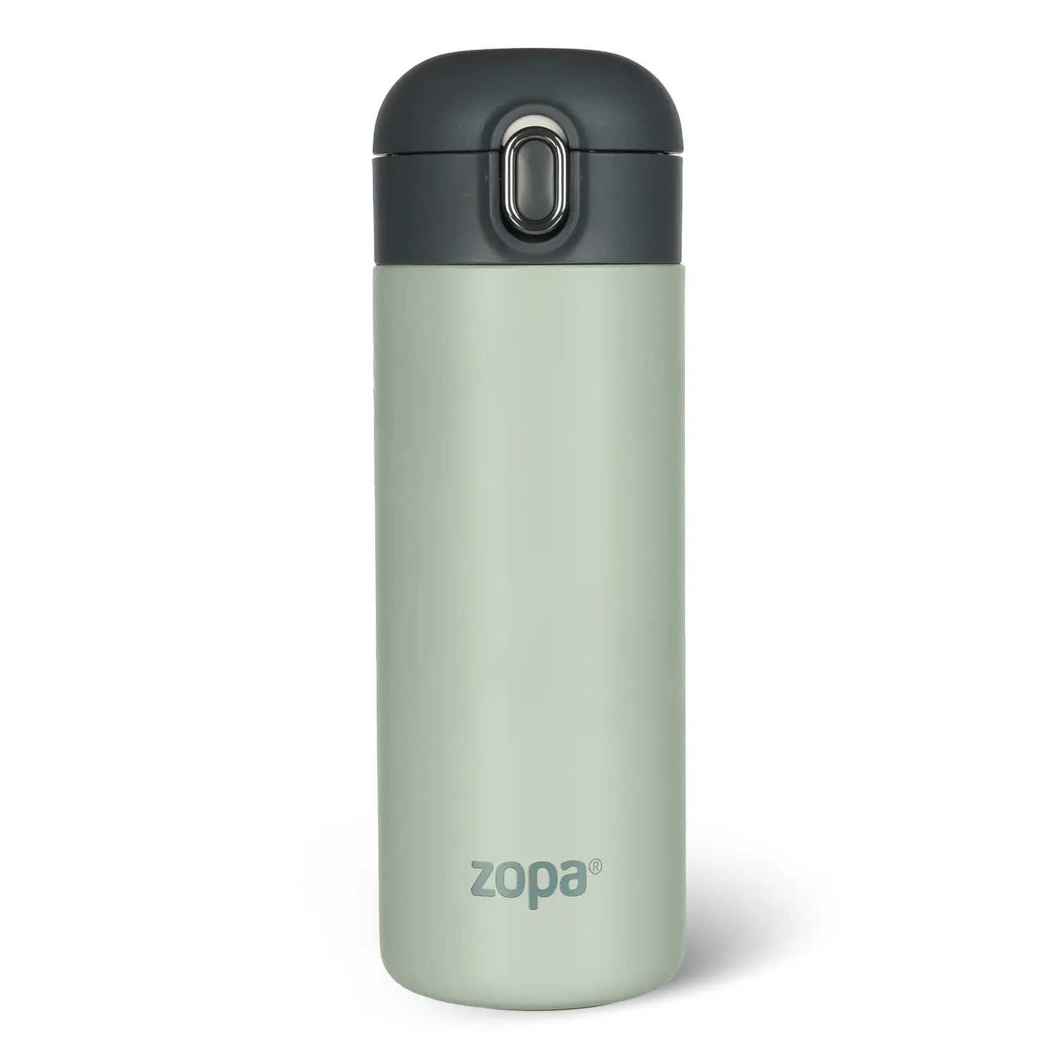 Zopa Termoska na tekutiny se silikonovým držákem 400 ml, Pistacio green