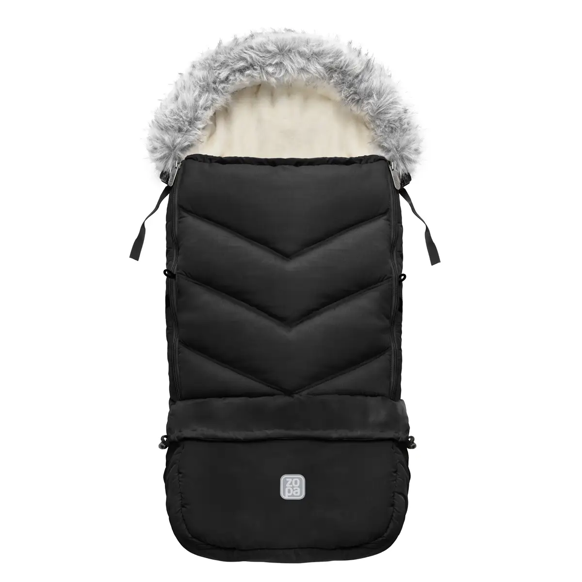 Zopa Zimný fusak Fluffy Combi, Arctic Black