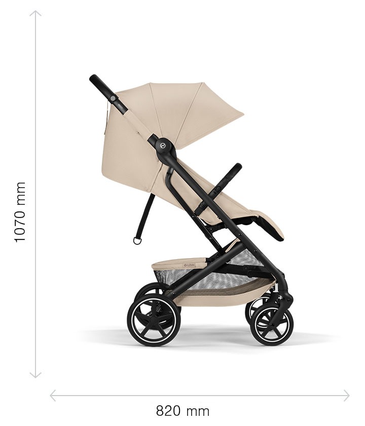 Cybex Beezy - Rozmery - Rozložený