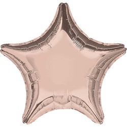 Шар 19'' (48см) звезда металлик см rose gold Шар 19'' (48см) звезда металлик см rose gold