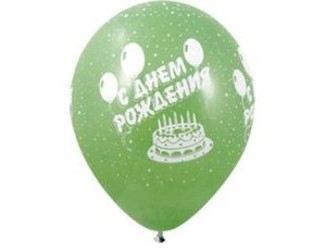 Шар 14'' (36см) кристалл кристалл с днем рождения Шар 14'' (36см) кристалл кристалл с днем рождения
